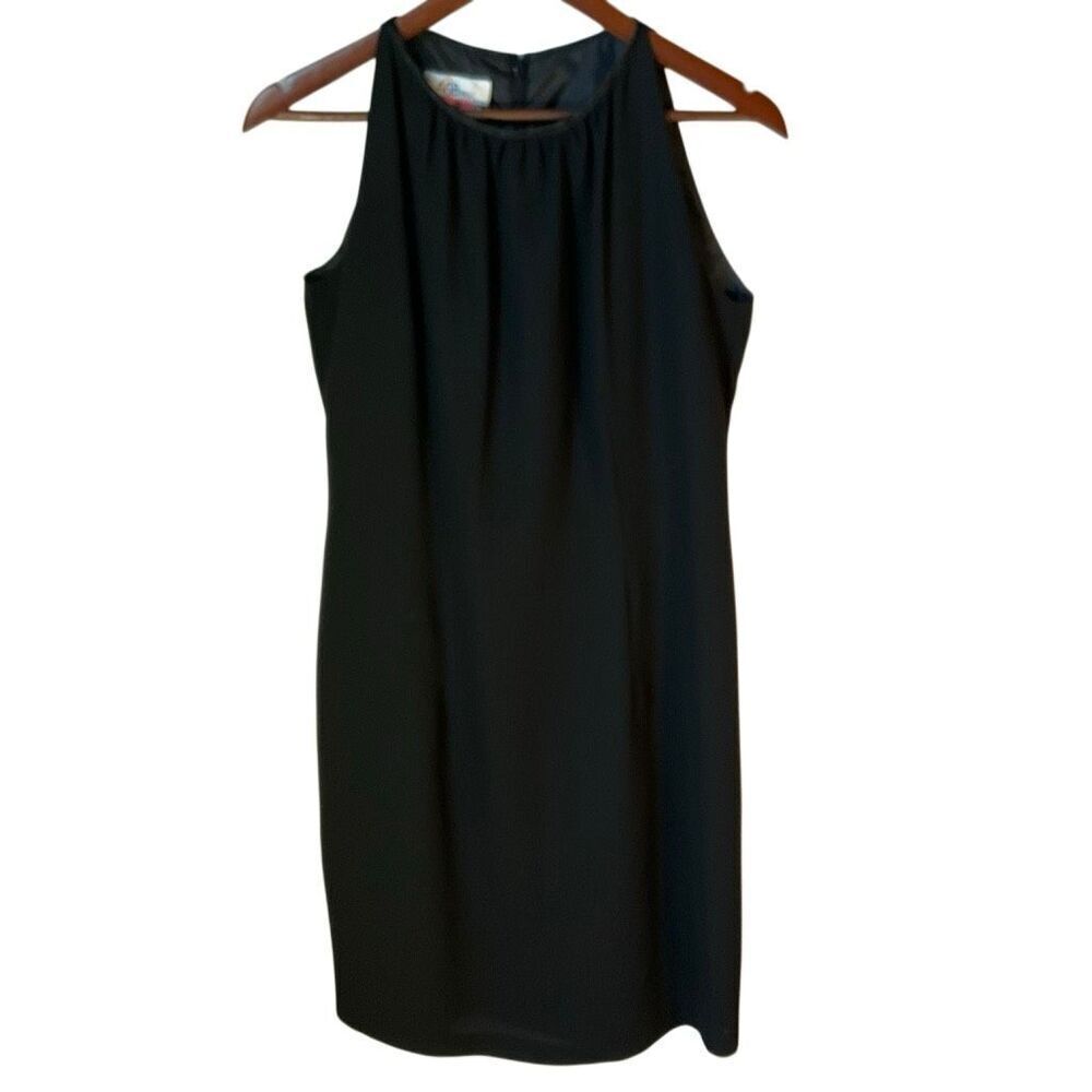Vintage AGB Dress by Byer Cali Mod Sleeveless Black, 8.